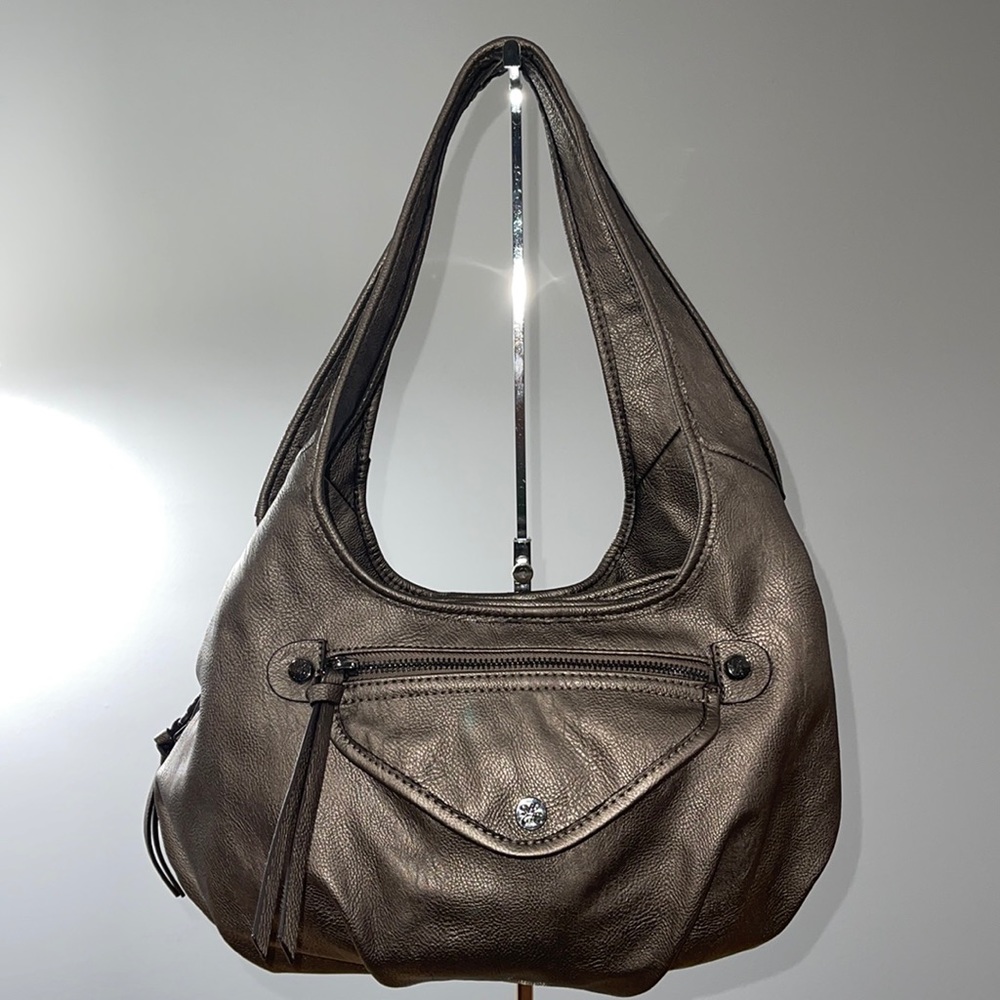 Metallic Dark Grey/silver Simply Vera shoulder bad